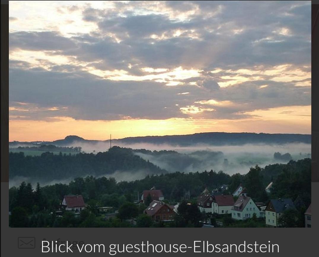 Guesthouse Elbsandstein App. Bastei Rathmannsdorf Εξωτερικό φωτογραφία